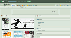 Desktop Screenshot of damiankom.deviantart.com