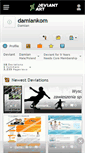 Mobile Screenshot of damiankom.deviantart.com