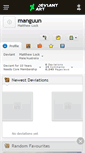 Mobile Screenshot of manguun.deviantart.com