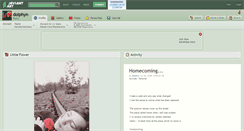 Desktop Screenshot of dolphyn.deviantart.com