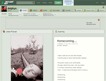 Tablet Screenshot of dolphyn.deviantart.com