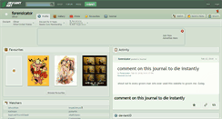 Desktop Screenshot of forensicator.deviantart.com