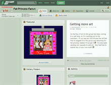 Tablet Screenshot of fat-princess-fans.deviantart.com