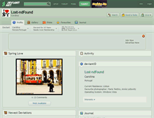 Tablet Screenshot of lost-ndfound.deviantart.com