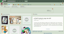 Desktop Screenshot of catty-n.deviantart.com