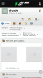 Mobile Screenshot of dryade.deviantart.com