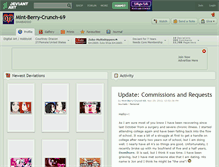 Tablet Screenshot of mint-berry-crunch-69.deviantart.com