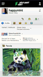 Mobile Screenshot of happymint.deviantart.com