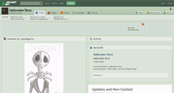 Desktop Screenshot of halloween-town.deviantart.com