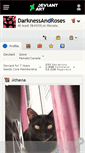Mobile Screenshot of darknessandroses.deviantart.com