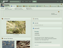 Tablet Screenshot of funcky.deviantart.com