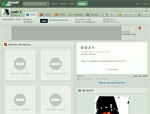 Tablet Screenshot of coatl-x.deviantart.com