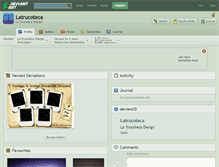 Tablet Screenshot of latrucoteca.deviantart.com