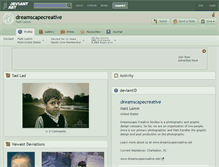 Tablet Screenshot of dreamscapecreative.deviantart.com