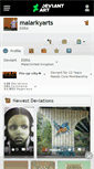 Mobile Screenshot of malarkyarts.deviantart.com