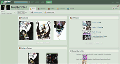 Desktop Screenshot of decembersville.deviantart.com