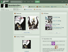 Tablet Screenshot of decembersville.deviantart.com
