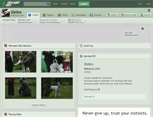 Tablet Screenshot of izelico.deviantart.com