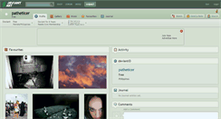 Desktop Screenshot of patheticer.deviantart.com