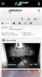 Mobile Screenshot of patheticer.deviantart.com
