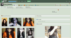 Desktop Screenshot of elven-vampyre.deviantart.com