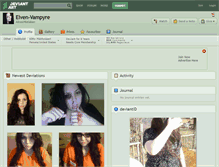 Tablet Screenshot of elven-vampyre.deviantart.com