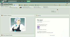 Desktop Screenshot of curious-phoenix.deviantart.com