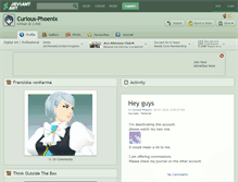 Tablet Screenshot of curious-phoenix.deviantart.com