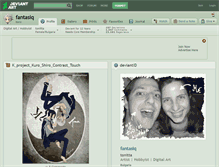Tablet Screenshot of fantasiq.deviantart.com