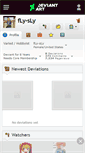 Mobile Screenshot of fly-sly.deviantart.com