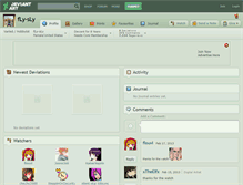 Tablet Screenshot of fly-sly.deviantart.com