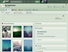 Tablet Screenshot of burnmyshadow.deviantart.com
