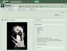 Tablet Screenshot of emperex.deviantart.com