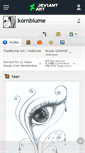Mobile Screenshot of kornblume.deviantart.com