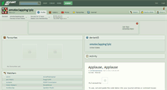 Desktop Screenshot of emoteclapping1plz.deviantart.com