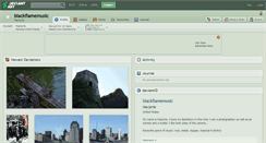 Desktop Screenshot of blackflamemusic.deviantart.com