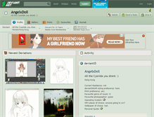 Tablet Screenshot of angelxdoll.deviantart.com