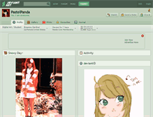 Tablet Screenshot of pastelpanda.deviantart.com