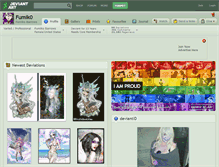Tablet Screenshot of fumik0.deviantart.com
