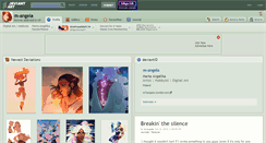 Desktop Screenshot of m-angela.deviantart.com