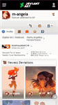 Mobile Screenshot of m-angela.deviantart.com
