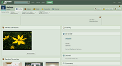 Desktop Screenshot of matsee.deviantart.com