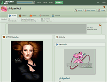 Tablet Screenshot of pinkperfect.deviantart.com