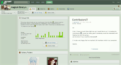 Desktop Screenshot of magical-library.deviantart.com