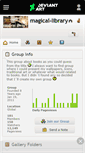 Mobile Screenshot of magical-library.deviantart.com