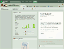 Tablet Screenshot of magical-library.deviantart.com