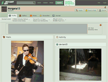 Tablet Screenshot of morgana13.deviantart.com