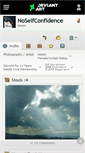 Mobile Screenshot of noselfconfidence.deviantart.com
