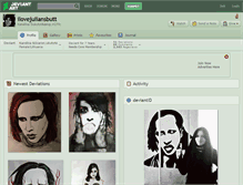 Tablet Screenshot of ilovejuliansbutt.deviantart.com