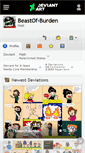 Mobile Screenshot of beastof-burden.deviantart.com